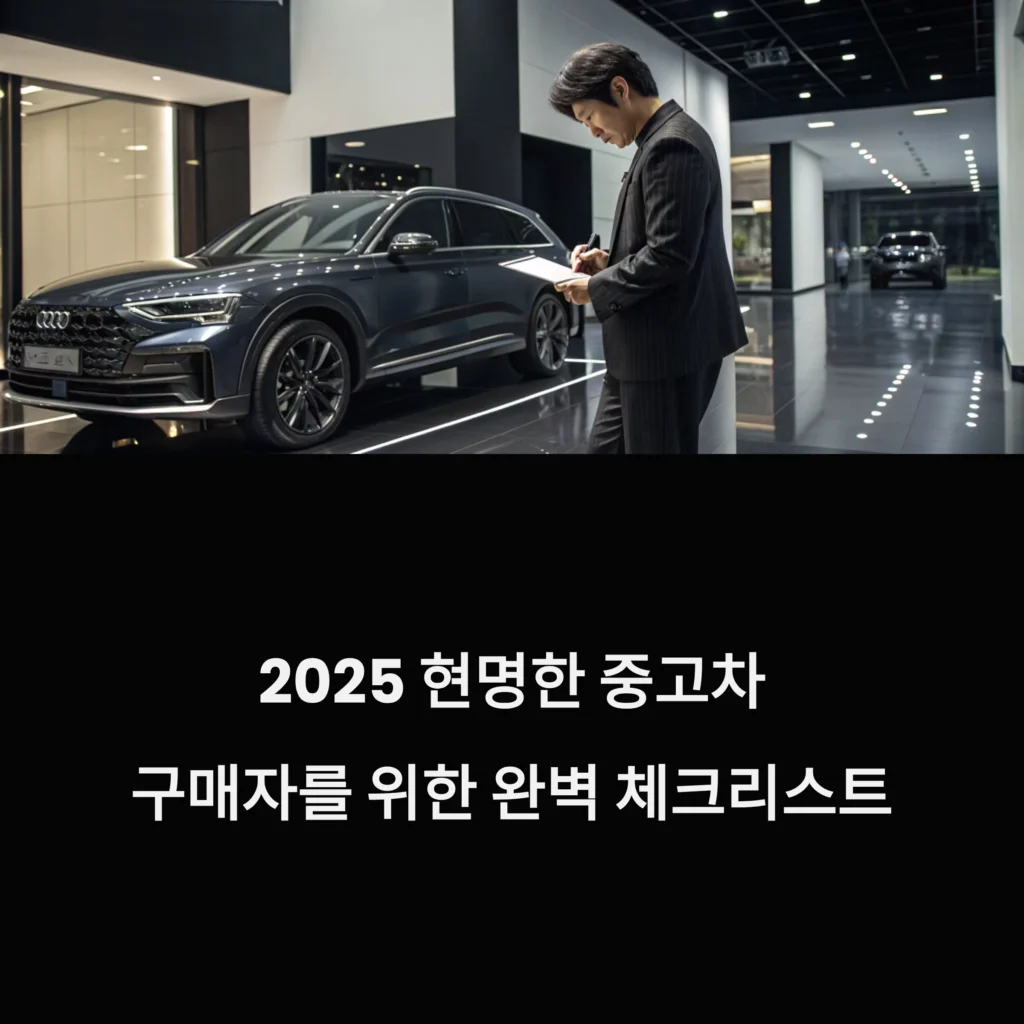중고차 구매 체크리스트