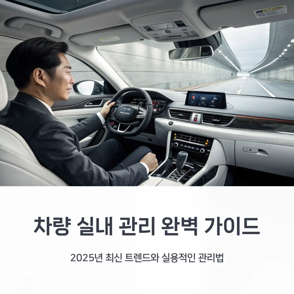차량 실내 관리팁
