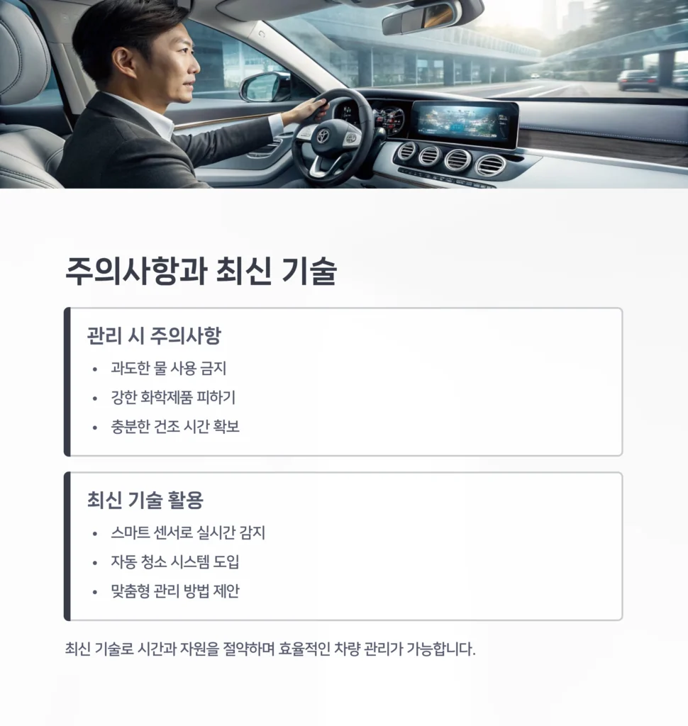 차량 실내 관리팁