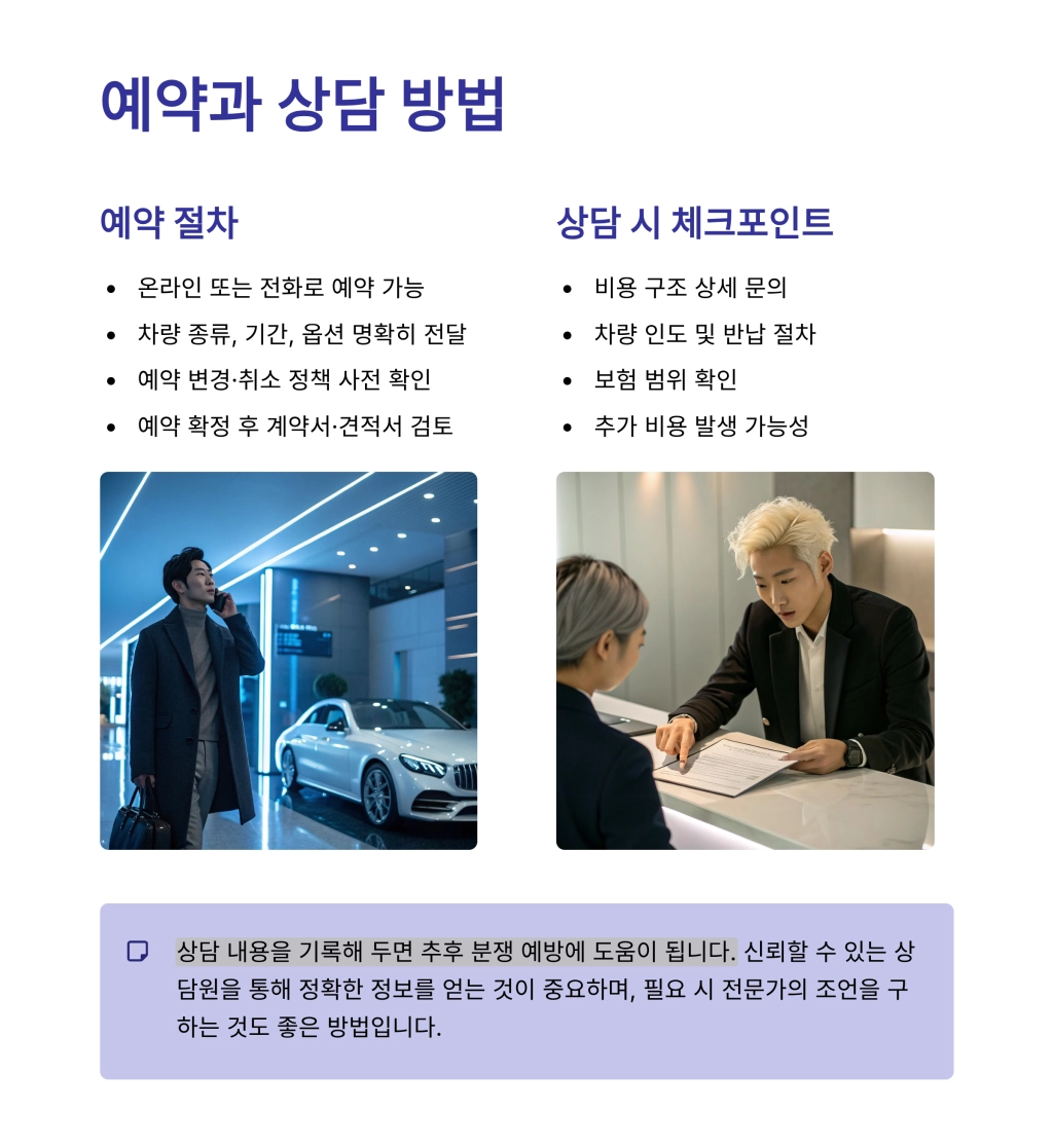 장기렌트 가격비교